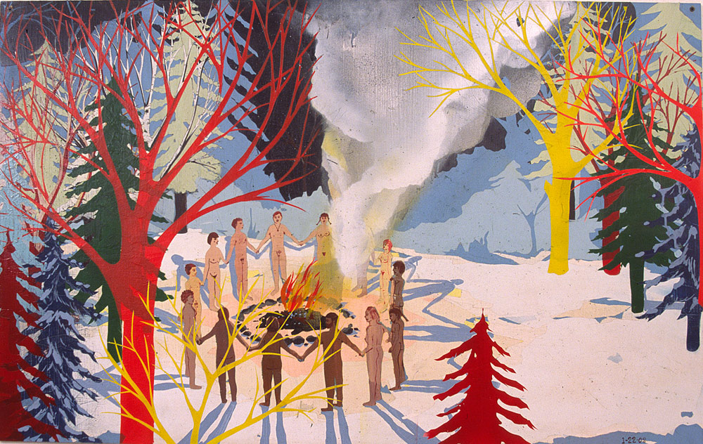 "Peaceful Protesters" by Jules de Balincourt